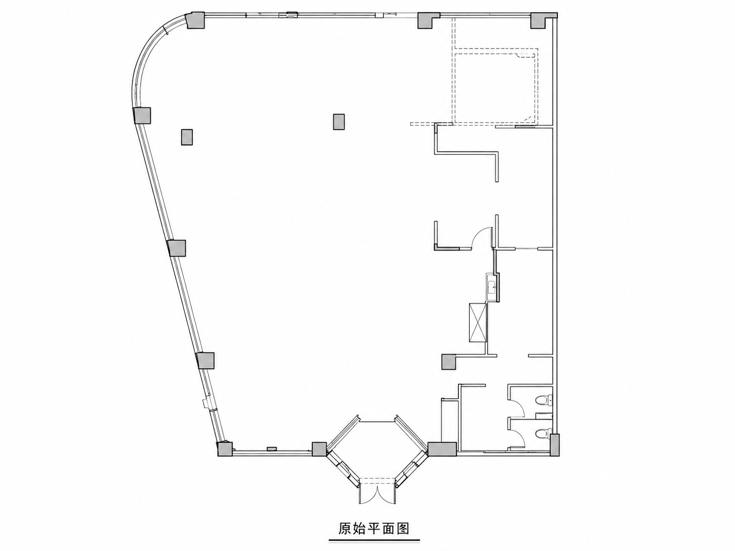 老菜馆原始平面图