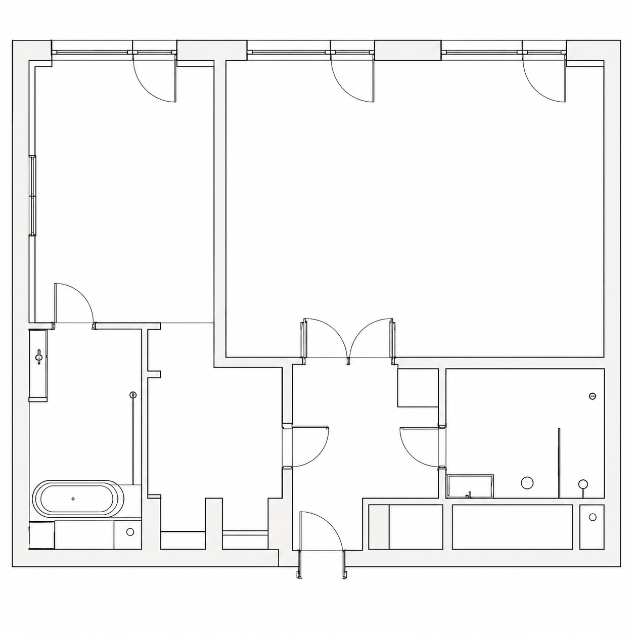 住宅04原始平面图
